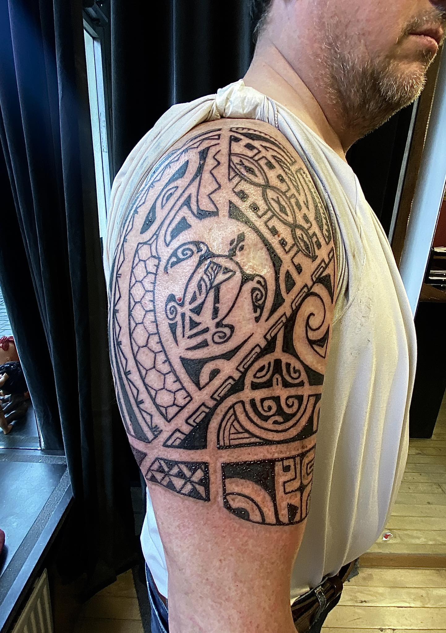 Blackwork piece by Psychopat