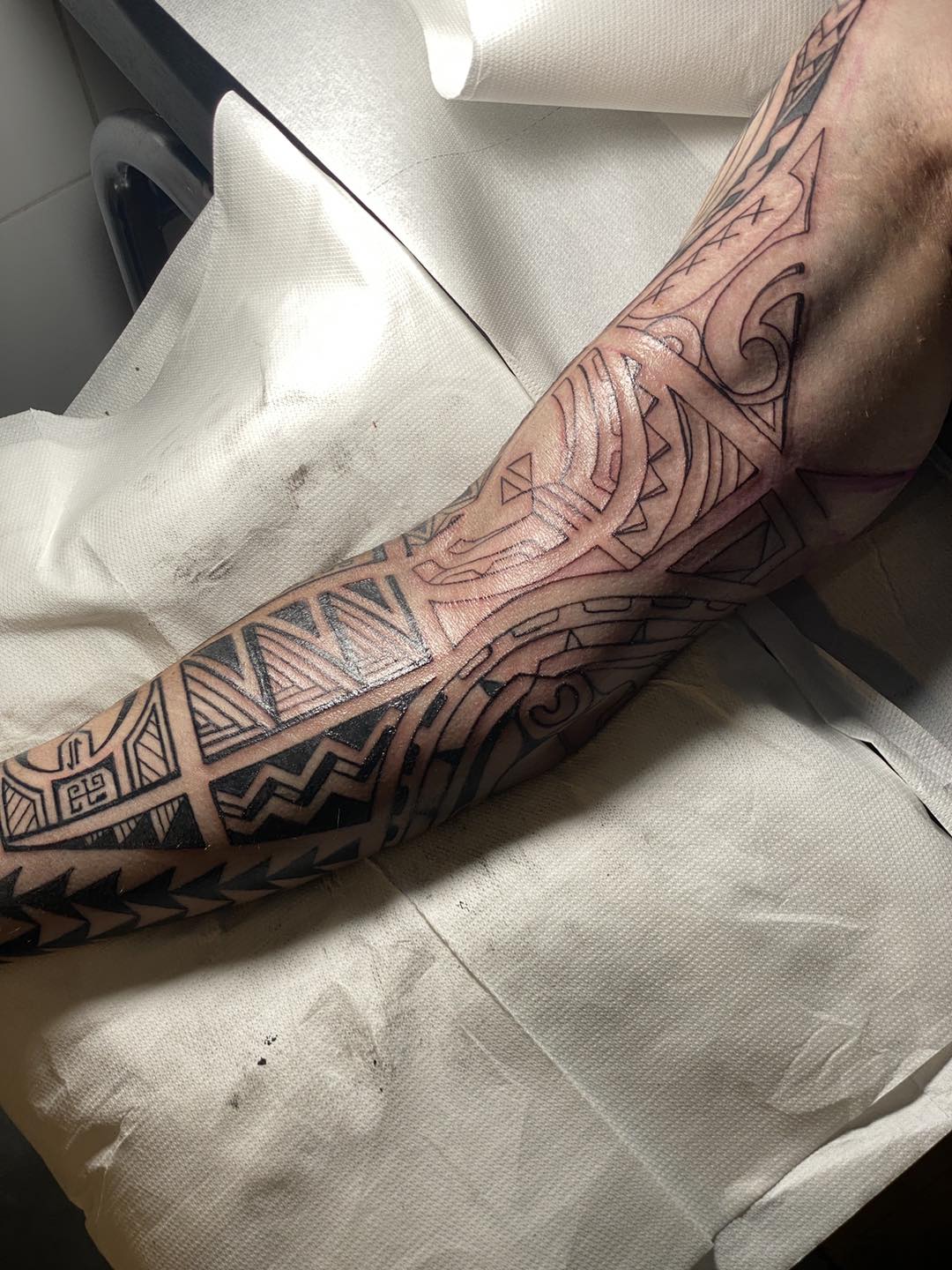 Custom blackwork by Psychopat